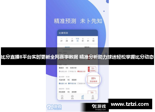 比分直播8平台实时更新全网赛事数据 精准分析助力球迷轻松掌握比分动态
